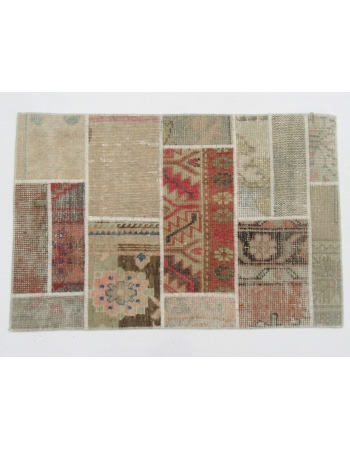 Decorative Vintage Mini Rug & Door Mat - 1`11" x 2`11"