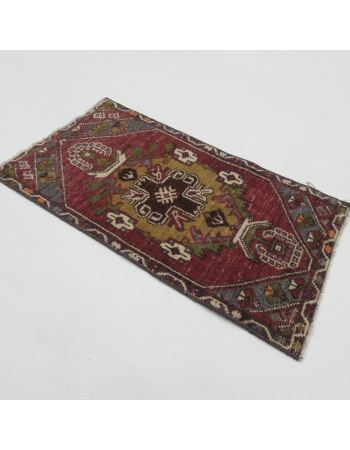 Vintage Mini Turkish Rug - 1`7" x 2`10"