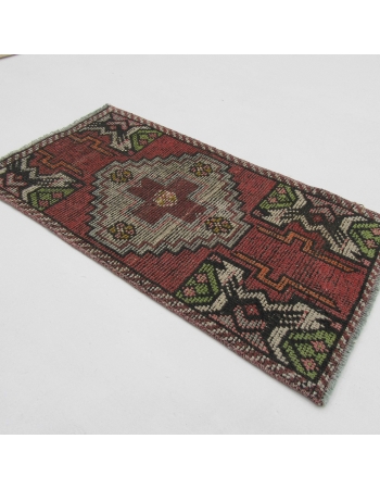 Vintage Mini Turkish Rug - 1`7" x 2`11"