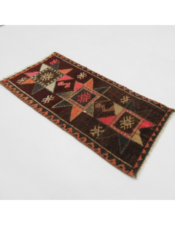 Unique Vintage Mini Kars Rug - 1`5" x 2`10"