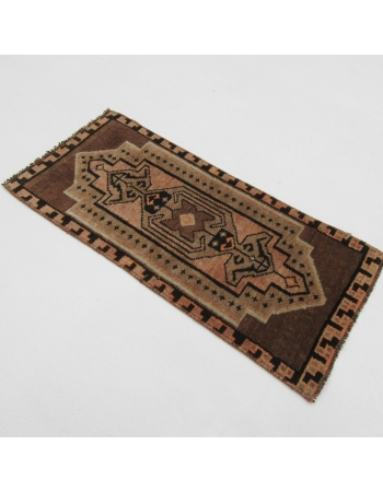 Vintage Mini Turkish Kars Rug - 1`4" x 2`11"