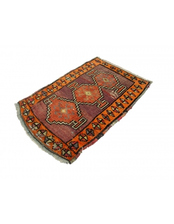 Vintage Turkish Mini Kars Rug - 2`0" x 2`11"