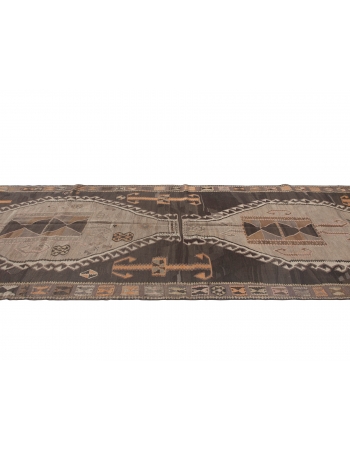 Vintage Decorative Turkish Kilim Rug - 5`0