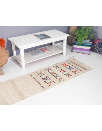 Vintage Narrow Kilim Runner - 2`0