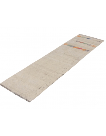 Decorative Vintage Turkish Kilim Runner - 2`0