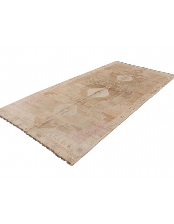 Vintage Washed Out Wool Rug - 5`7