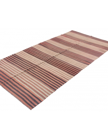 Striped Vintage Kilim Rug - 4`11