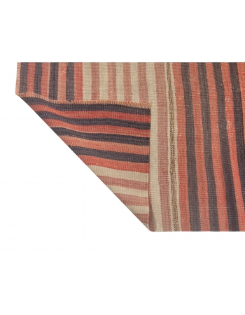 Striped Vintage Kilim Rug - 4`11