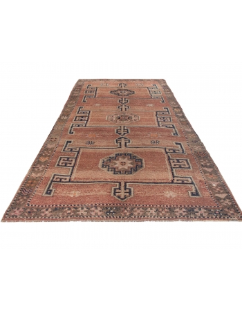 Vintage Turkish Kars Wool Rug - 6`0