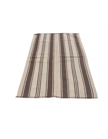 Striped Vintage Wool Kilim Rug - 3`1