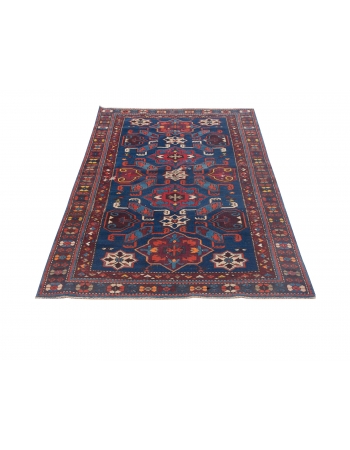 Antique Caucasian Wool Rug - 3`8