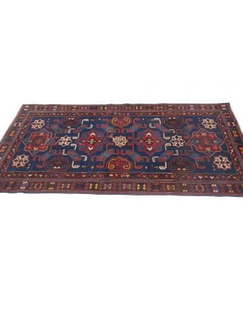 Antique Caucasian Wool Rug - 3`8