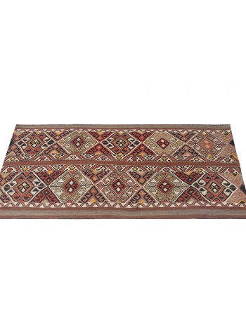 Small Vintage Turkish Kilim Rug - 2`4