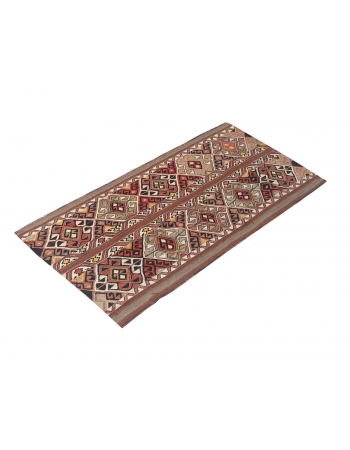 Small Vintage Turkish Kilim Rug - 2`4