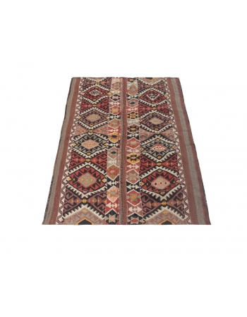 Vintage Small Decorative Kilim Rug - 2`7