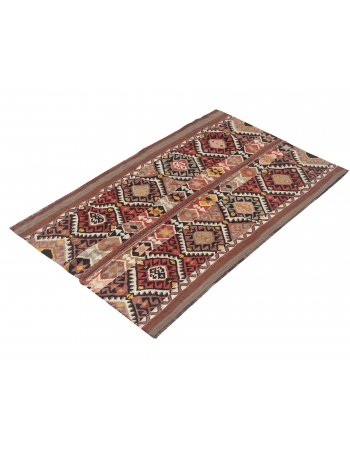 Vintage Small Decorative Kilim Rug - 2`7