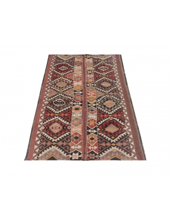 Small Vintage Decorative Kilim Rug - 2`6