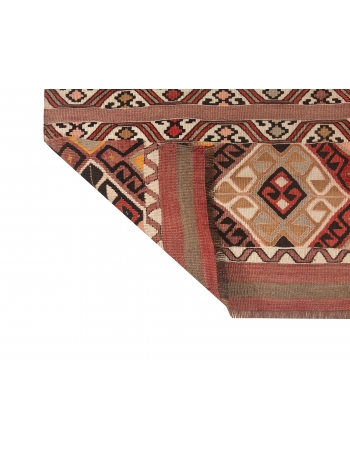 Small Vintage Turkish Kilim Rug - 2`6