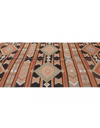 Vintage Turkish Decorative Kilim Rug - 5`7