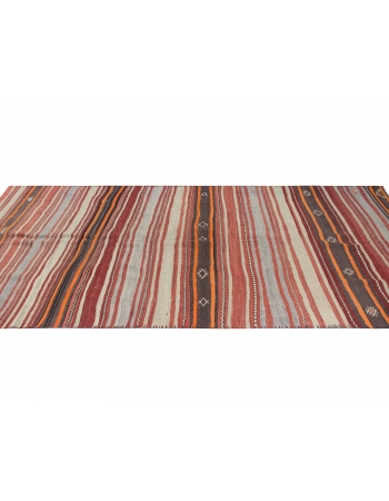 Vintage Turkish Kilim Rug - 5`7