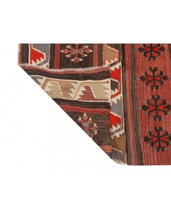 Vintage Turkish Konya Kilim Rug - 5`7