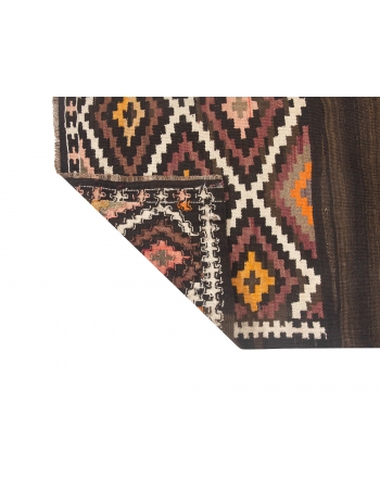 Small Vintage Turkish Kilim Rug - 3`7