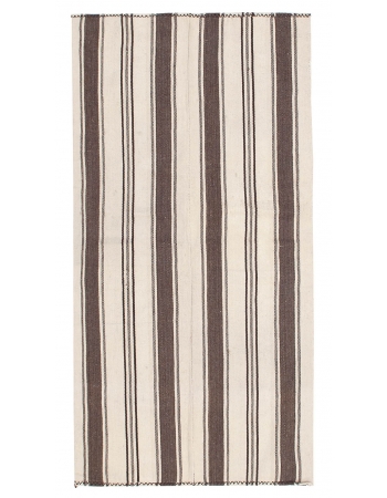 Striped Vintage Wool Kilim Rug - 3`1" x 6`0"
