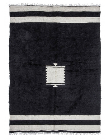 Vintage Decorative Turkish Blanket Kilim Rug - 4`6" x 6`3"