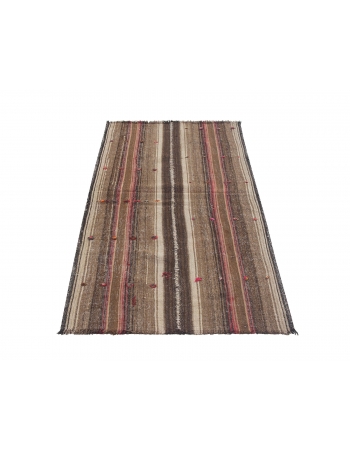 Vintage Small Decorative Kilim Rug - 2`7