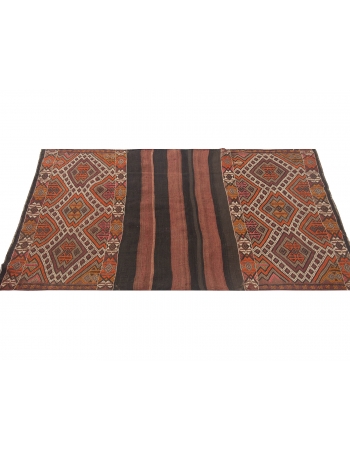 Vintage Decorative Small Kilim Rug - 3`6