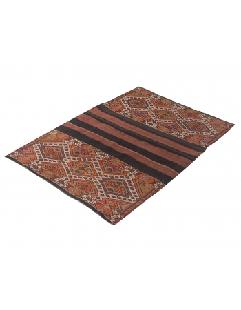 Vintage Decorative Small Kilim Rug - 3`6