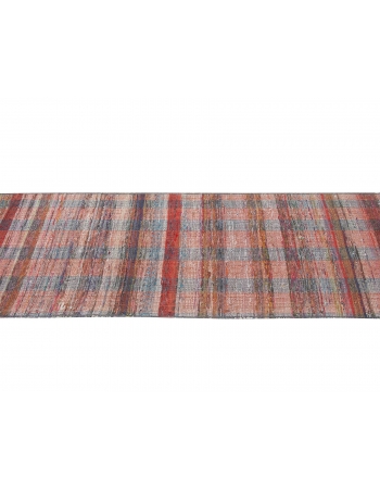 Decorative Vintage Rag Kilim Runner - 2`3