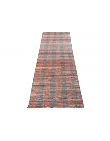 Vintage Turkish Decorative Runner Rug - 2`3