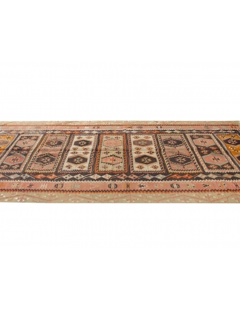 Turkish Vintage Decorative Kilim Rug - 5`4