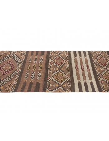 Vintage Turkish Decorative Runner Rug - 3`1