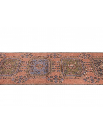 Vintage Washed Out Decorative Runner Rug - 2`11