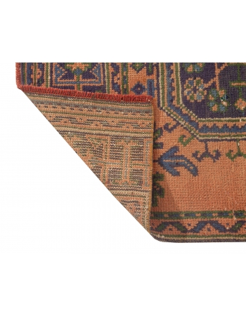 Vintage Turkish Decorative Runner Rug - 2`11