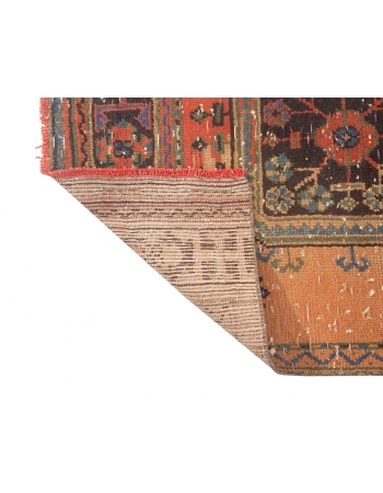 Decorative Vintage Turkish Runner Rug - 2`10