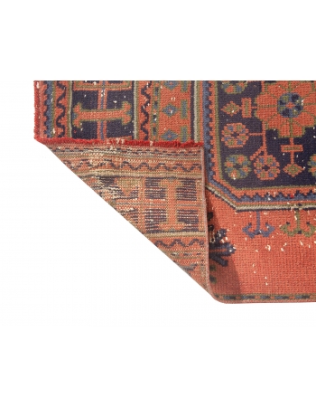 Decorative Vintage Turkish Runner Rug - 2`11