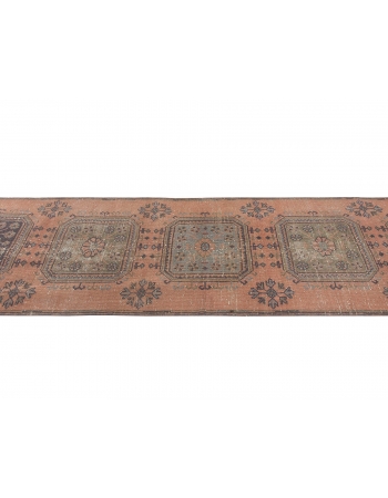 Vintage Decorative Turkish Runner Rug - 2`11