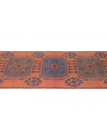 Vintage Decorative Turkish Runner Rug - 3`0