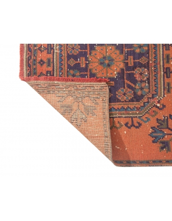 Vintage Decorative Turkish Runner Rug - 3`0