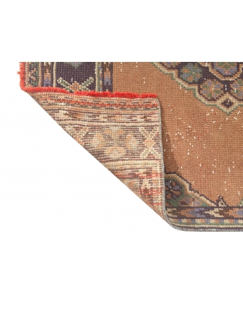 Vintage Turkish Decorative Runner Rug - 3`6