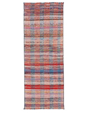 Vintage Turkish Rag Kilim Runner - 2`3